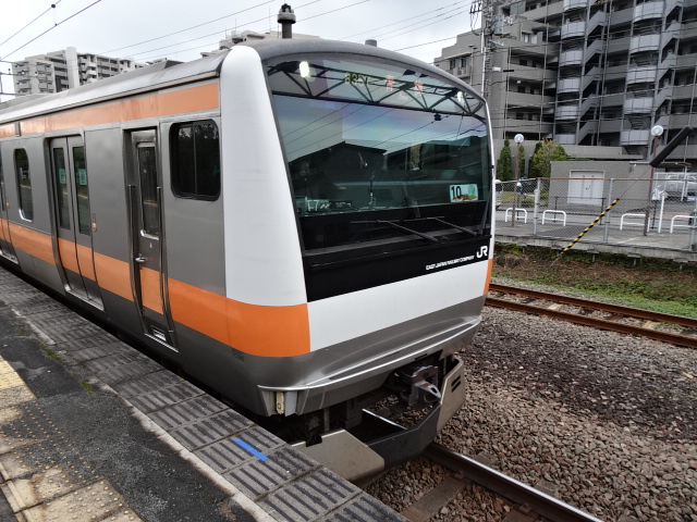 E233系0番台西立川入線