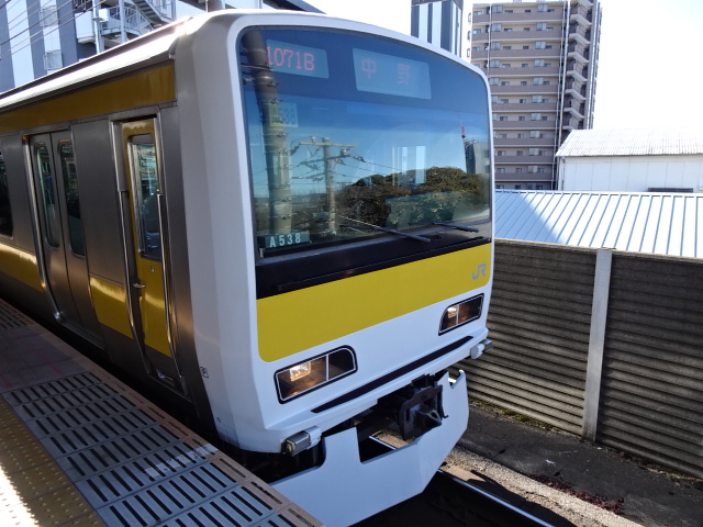 E231系500番台稲毛入線