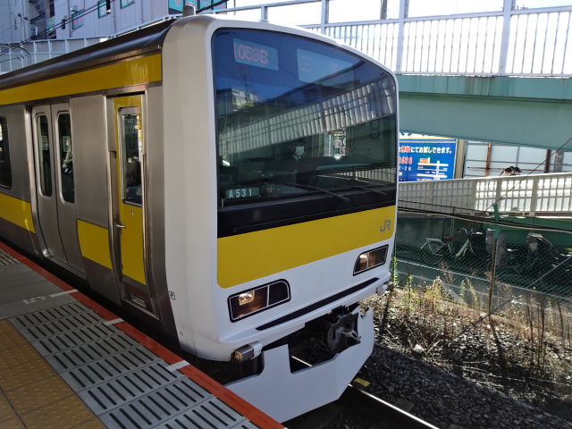 E231系500番台新検見川入線